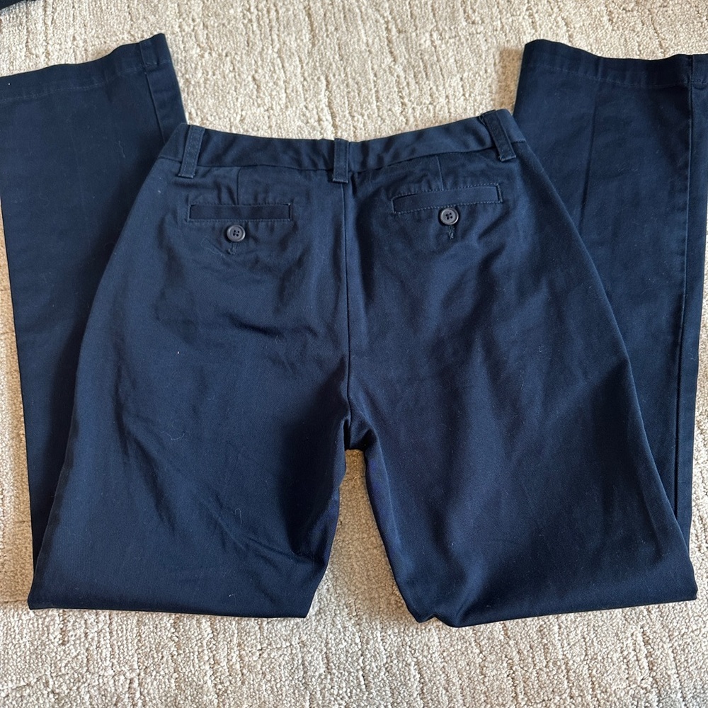 Lands end navy slacks.